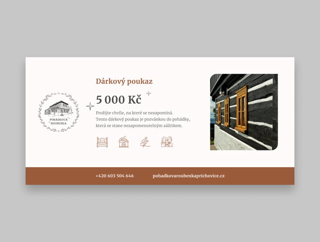 Tištěný dárkový poukaz