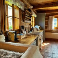 Kuchyň v Pohádkové roubence