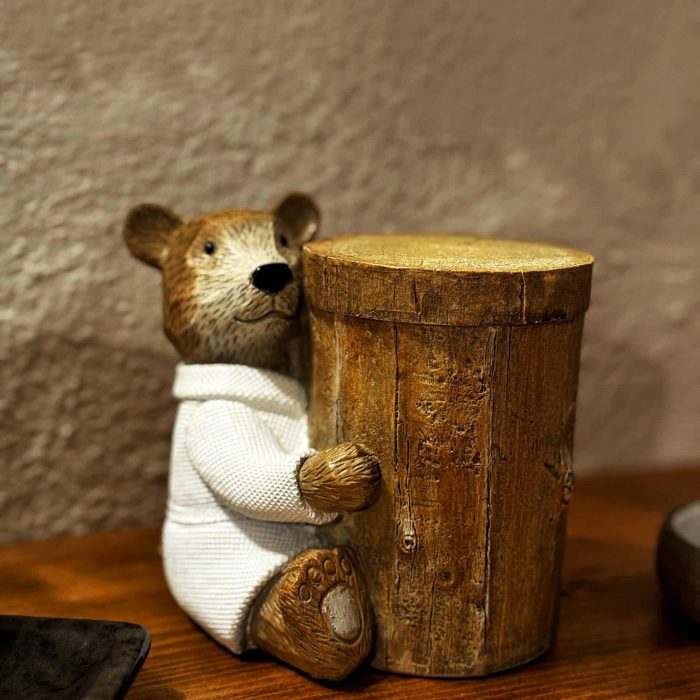 Medvídek v koupelně